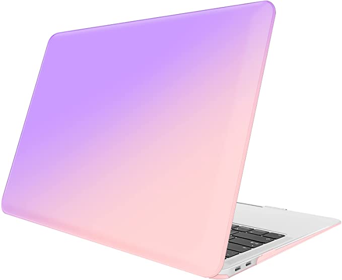 FINTIE Case for MacBook Air 13 Inch (2020 & 2019 & 2018 Release) A2179 / A1932 - Protective Snap On Hard Shell Cover for New MacBook Air 13 Retina Display with Touch ID, Fantasy Ombre