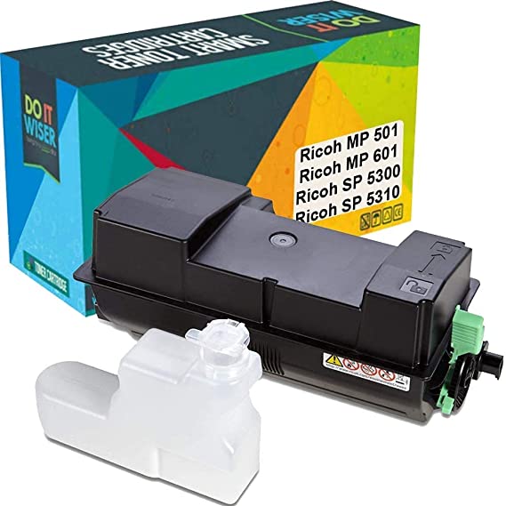 Do it Wiser Compatible Toner Cartridge Replacement for 407823 Ricoh SP 5300dn MP 501 MP 601 MP 501SPF MP 601SPF 5300 SP 5310dn (25,000 Pages)