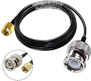 OHM - BNC male To SMA male cable RG58 50ohm 1 Meter length