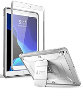SUPCASE Unicorn Beetle Pro Series Case for iPad 10.2 (2021/2020/2019), with Built-in Screen Protector Protective Case for iPad 9th Generation/8th Generation/7th Generation (White)