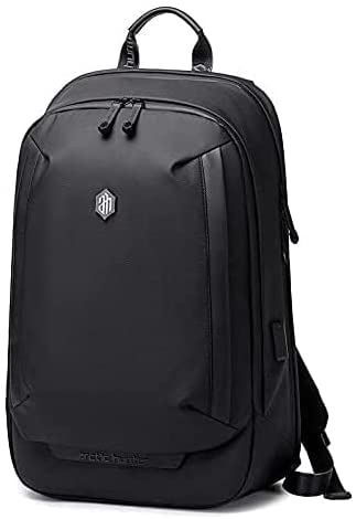 Arctic Hunter B00443 15.6″ Laptop Backpack waterproof With USB Port, Aux Port, Black