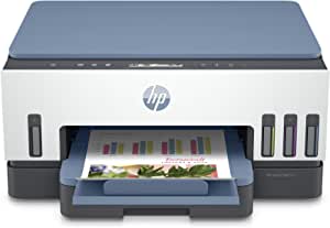 HP Smart Tank 725 All-in-One Printer wireless,18000 black or 8000 colour pages Print, scan, copy, Auto Duplex Printing, White/Blue [28B51A]