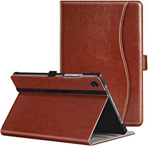 ZtotopCases for Samsung Galaxy Tab A8 10.5 Case, Premium PU Leather Case with Auto Wake & Sleep, Front Pocket & Multiple Viewing Angles for Samsung Tab A8 10.5 Inch Tablet -X200/X205/X207-Brown