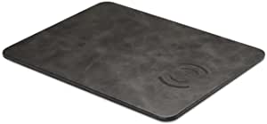 Mouse Pad wireless charger fast charging Micro Type-B Mobile phone with holder function Compatible with All Device - Black