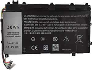 Ding 271J9 Replacement Battery Compatible with Dell Latitude 7350 13 7000 YX81V (11.1V 30Wh 2500mAh)