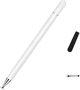 kimcrown Elegant Disc Stylus Pen, Touchscreen Pen with Disc Tip Pencil Compatible with iPhone Mobile Phone, iPad, Samsung Galaxy, Huawei Smartphones, and Android Tablets