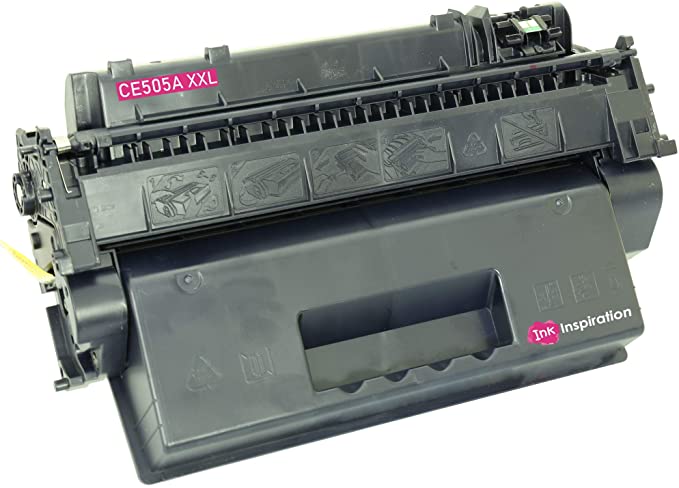 INK INSPIRATION® Compatible Laser Toner Cartridge for HP Laserjet P2030 P2035 P2035N P2050 P2055 P2055D P2055DN P2055X CE505A XXL Canon LBP-6300DN LBP-6310DN 6650DN 6670DN CRG 719 XXL | 10,000 Pages