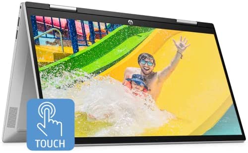 HP Pavilion x360 Convertible 2n1 14-dy0142ne laptop - 11th Intel Core i7-1165G7, 8G RAM, 512GB SSD, Intel Iris Xe Graphics, 14" FHD (1920 x 1080) Multi-Touch IPS 250 nits, Dos - Natural Silver