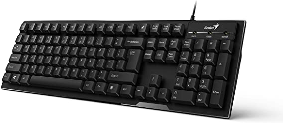 Genius KB-102 Smart USB Keyboard, Black