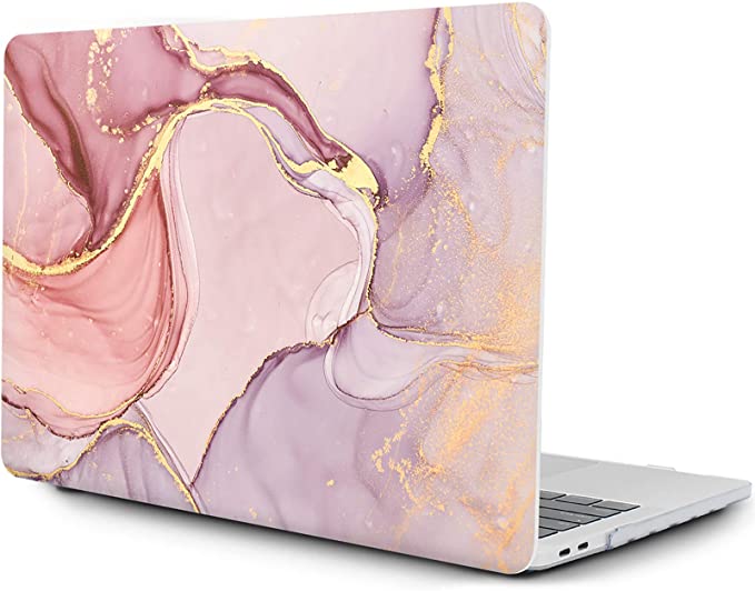 OneGET Macbook Air 13 Inch Case 2020 2018 Laptop Case A2337 M1 A2179 A1932 Computer Case Macbook Air 13 Inch Hard Shell Fashion Macbook Air 13 Case with Touch ID Flowers (RS-911)