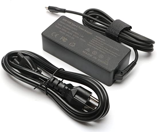 65W USB C Type Charger Repalcement for Lenovo Yoga X280 720-13IKB 730-13IKB 910-13IKB 920-13IKB Glass C930-13IKB C630-13Q50 S730-13IWL S940-14IWL X390 X1 2nd 3rd Gen 11e 4th Laptop