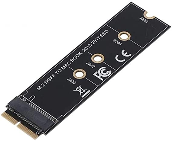 USECL M.2 NVME SSD Hard Disk Convert Adapter Card for Upgrade MacBook pro or Air,Use ONLY 2013-2017 Year.