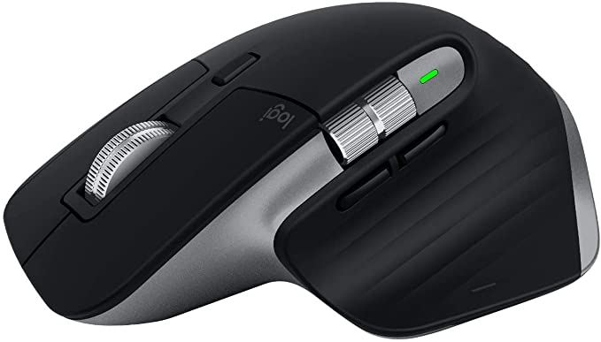 Logitech MX Master 3 For Mac Bluetooth Mouse -70-Days Rechargeable Battery With Type-C Fast Charging | 7-Programmable Buttons | Ultra-Fast Scroll