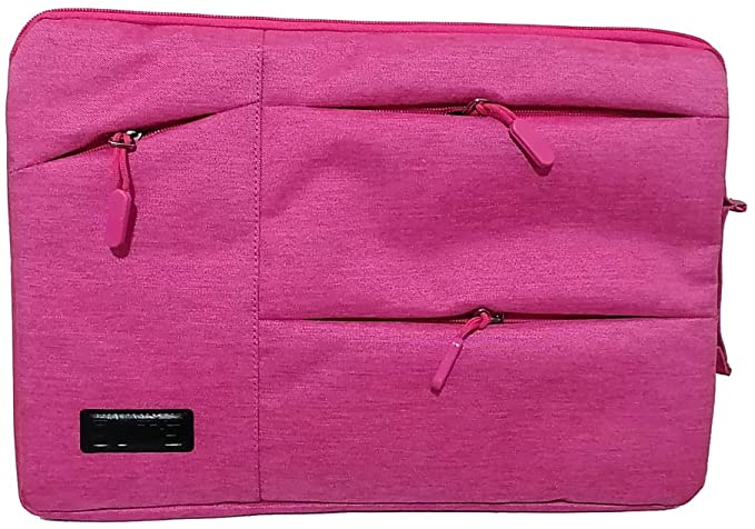 Sleeve Bag for Laptops/Tablets up to 15.6 inch | lining court | waterproof fabric | pink color | TRS15010