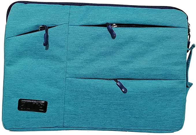 Sleeve Bag for Laptops/Tablets up to 15.6 inch | lining court | waterproof fabric | turquoise color | TRS15006