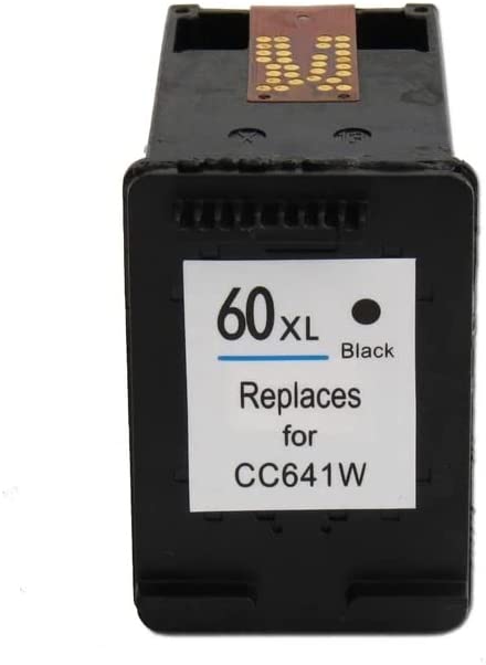 60XL ink cartridges For HP60 XL for HP Deskjet C4685 C4688 C4798 C4799 D110a ENVY 100 110 111 114 120 121 F2480 F2420 F44 (Black)