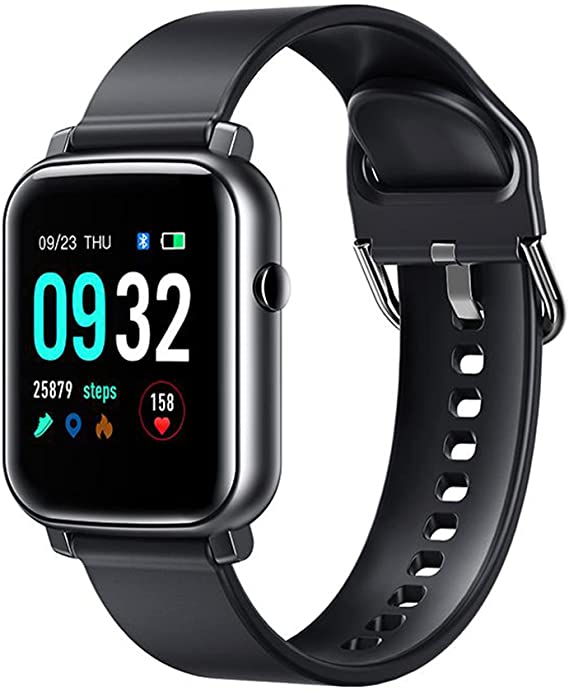 Joyroom Smart watches JR-FT1 Pro Fitness Tracker with 24/7 Heart Rate Monitor Sleep Tracker IP68 Waterproof 1.6" Large Touch Screen Call & Message Reminder 24 Sports Modes for iPhone Android Phones