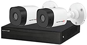 Express One By Dahua 2 Camera CCTV Kit 5MP 4 Channel Recorder, 20M IR HD-CVI