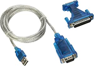 Monoprice USB to RS232 DB9 Male/DB25 Male Converter Cable (102067)