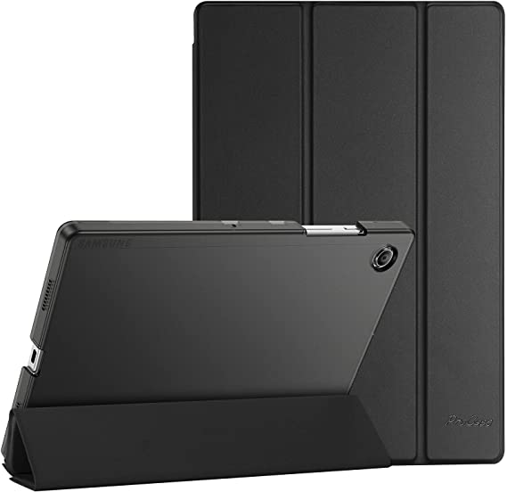 ProCase for Galaxy Tab A8 Case, Slim Stand Hard Back Shell Protective Smart Cover Case for Galaxy Tab A8 10.5 Inch 2022 -X200 X205 X207 –Black