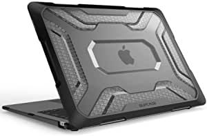 SUPCASE Unicorn Beetle Series Case Designed for MacBook Air 13 inch 2020/2018 Release (A2179 / A1932),Not for M1 Version), Slim Rubberized TPU Bumper Cover with Touch Bar and Touch ID (Black)