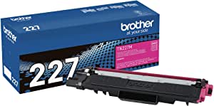 Brother Genuine TN227M, High Yield Toner Cartridge, Replacement Magenta Toner, Page Yield Up to 2,300 Pages, TN227, Amazon Dash Replenishment Cartridge
