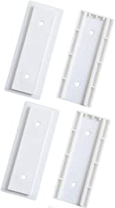 Self Adhesive Power Strip Fixator,ShowTop No Hole Plug-in Wall Socket Sticker Fixer Reusable Adapter Fixer,Desk Wall Mount,for WiFi Router,Remote Control,Paper Towel Box 2 Pack