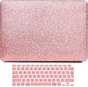 BELKA Compatible with MacBook Air 13 Inch Case (Model:A1369 & A1466, Older Version 2010-2017 Release), 3D Effect Smooth Scratch Resistant Snap on PC Hard Case with Keyboard Cover