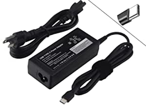 65W USB-C Charger Fit for Lenovo ThinkPad T480 T480s T580 T490s E585 E580 E590 E595 E480 A485 X280 L380 L480 Chromebook C330 S330 100e 300e ADLX65YDC2A Yoga C740 S730 730S C930 C940 910 920 920-13