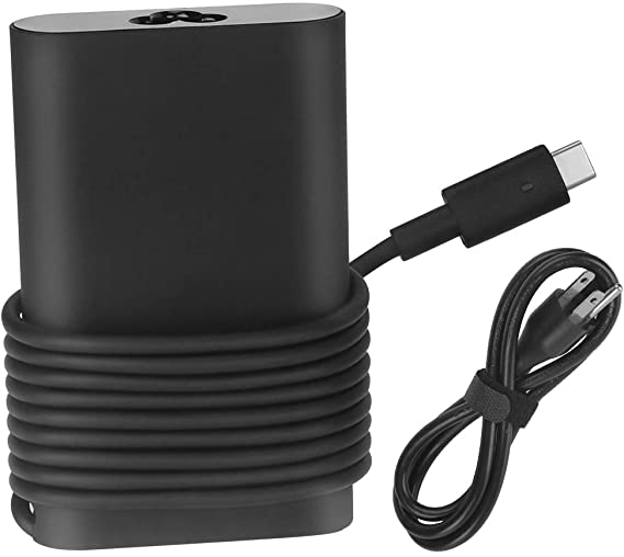 ZENGE 65W 45W USB C Charger Fit for Dell XPS 12 9250 XPS 13 9350 9360 9365 9370 9380,Latitude 7370 7280 7480 5480 7275 5290 7490 LA65NM170 2YKOF with Type C Laptop Power Supply Adapter Cord