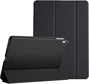 ProCase iPad Air 3 10.5" 2019 (3rd Gen) / iPad Pro 10.5" 2017 Smart Case Cover - Ultra Slim Lightweight Stand Case with Translucent Frosted Back, with Auto Sleep/Wake –Black