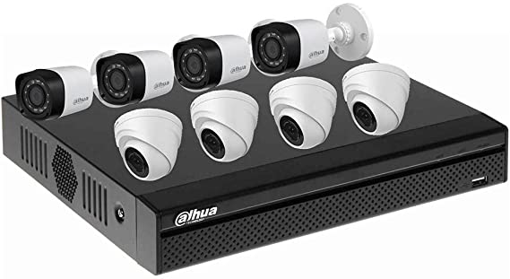 Dahua Technologies Security Camera System (8, HAC-HDW1000R)