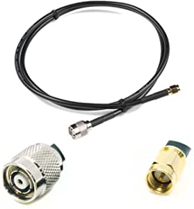 OHM - RP-TNC male To SMA male cable RG58 50ohm 25 Meters length