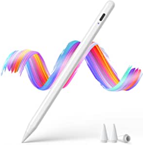 Stylus pen for iPad 2021-2018, Palm Rejection iPad Pen with Tilt Sensitivity Magnetic Attach Stylus iPad Pencil Compatible with iPad Pro 12.9/11, iPad Air 4/3, iPad 9 / 8/ 7 / 6