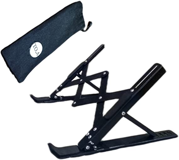 Metal Laptop,tablet And Books Stand (foldable) black