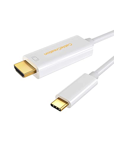 USB C to HDMI 2.0 10ft/3M Long Cable 4K60Hz, CableCreation Type C to HDMI Thunderbolt 3 Compatible for MacBook Pro/Air/iPad Pro 2020 2019, Surface Go, XPS 15 13, Yoga 920 910, Galaxy S20/10/9, LG V30