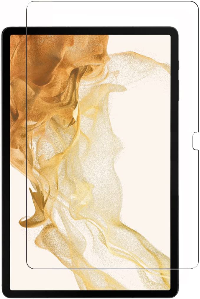 KP TECHNOLOGY Galaxy Tab S8 Plus Tempered Glass Screen Protector Easy Installation HD Clear shatterproof 9H Hardness and Anti Fingerprint Oleo-phobic Coating for Samsung Galaxy Tab S8 Plus 12.4" 2022