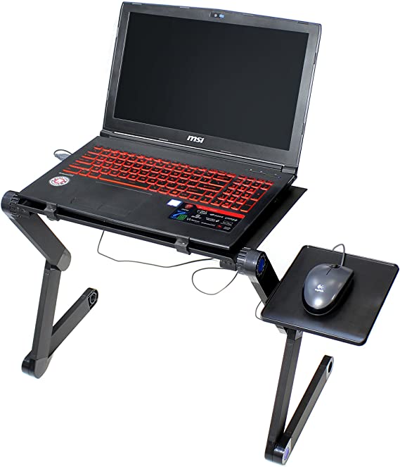 VViViD Laptop Stand, Adjustable Height and Angle, with 2 USB Cooling Fans
