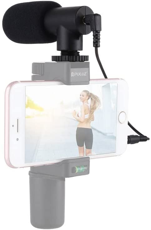 3.5mm Audio Stereo Mic Filmmaking Recoding Photography Interview Microphone for Vlogging Video DSLR & DV