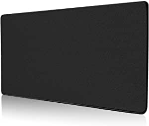 ALOANES Large Gaming Mouse Pad with Non-Slip Rubber Base,Stitched Edge,Desk mat for Laptop,Computer & PC, Wristing Pad for Gamer,Office & Home,Classic Black XL