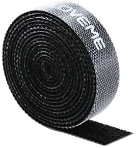 Velcro Cable Strips, Cable Management Organization Reusable Hold Protection, Wire Organizer, Headphone Mount, Mouse Cord Organization, Home Desktop, Tablet, Tv(3m) (1 Roll)