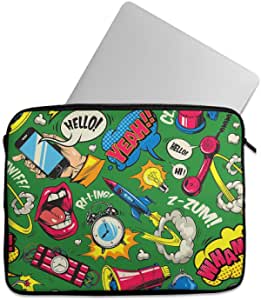 laptop sleeve 15.6 & 15 inch Protective Case with Zippe Carrying Bag laptop sleeve laptop sleeve laptop sleeve laptop sleeve 15.6 & 15 inch -Tat Casual Printed Laptop Sleeve 04