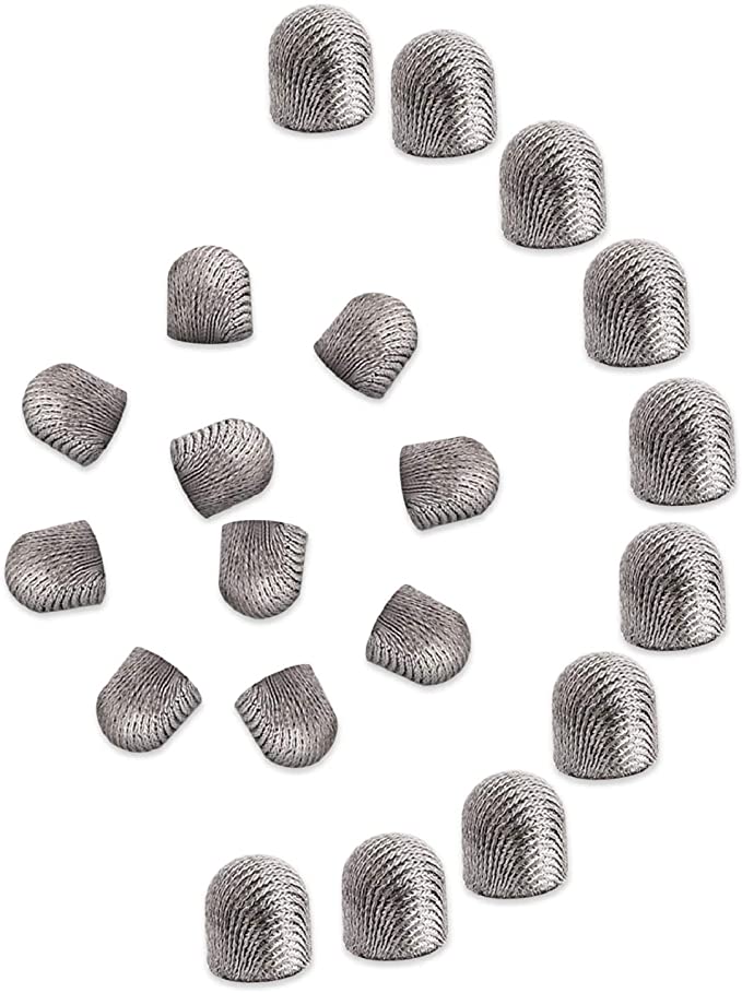 Bargains Depot 10Pcs 0.20" (Dia) & 10Pcs 0.24''(Dia) Soft Replacement Fiber Tips Only Fit/for Bargains Depot 2-in-1 Fiber Stylus