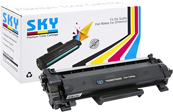 SKY TN-2455 High Capacity Toner Cartridge for HL-2335D, L2370DN DCP-L2535D AND L2750DW Printer - 3000 pages