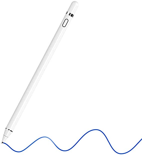 Stylus Pens for Touch Screens, Fine Point Stylist Pen Pencil Compatible with iPhone iPad Other Tablets (White)