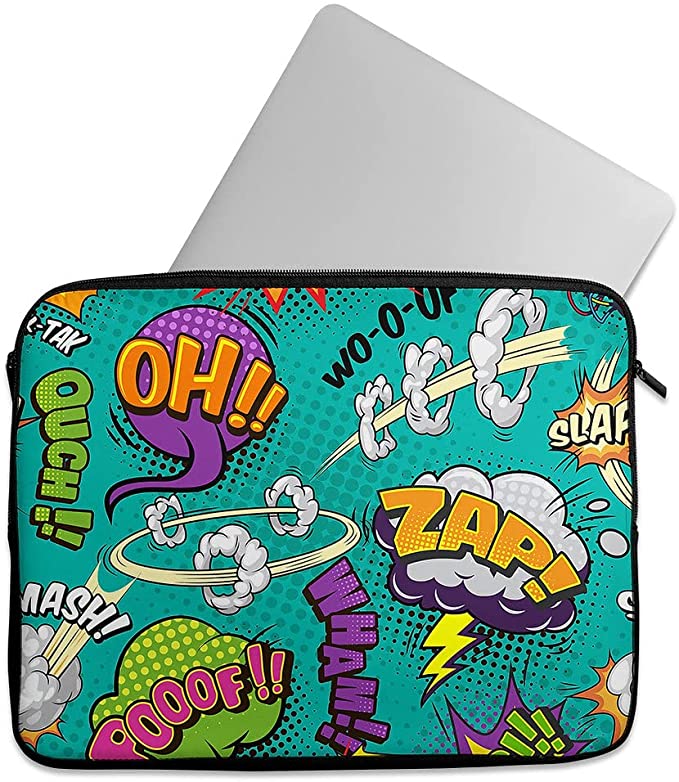 laptop sleeve 15.6 & 15 inch Protective Case with Zippe Carrying Bag laptop sleeve laptop sleeve laptop sleeve laptop sleeve 15.6 & 15 inch -Tat Casual Printed Laptop Sleeve 09