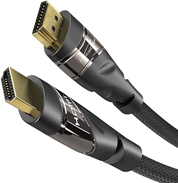 KabelDirekt – كابل ربط 4K HDMI – 3 م (HDMI 2.0a/b 2.0، و1.4a، و4K Ultra HD، و3D، والدقة العالية الكاملة، وHDR، وARC، والسرعة العالية مع الإيثرنت، PS4، واكس بوكس، والتلفاز عالي الدقة) – PRO Series