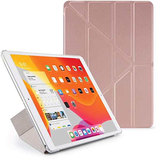 PIPETTO iPad 10.2 Origami Case PC (2019) - Rose Gold, P030-63C-7