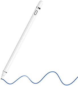 Stylus Pens for Touch Screens, Fine Point Stylist Pen Pencil Compatible with iPhone iPad Other Tablets (White)