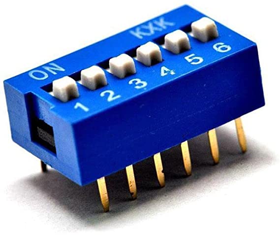 6 Position DIP Switch 2.54mm